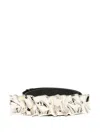 Patrizia Pepe Leather Belt In Black