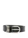 Patrizia Pepe Leather Belt In Black