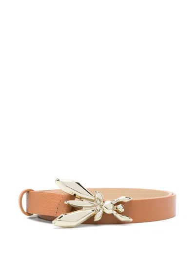 Patrizia Pepe Leather Belt In Brown