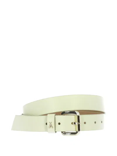 Patrizia Pepe Leather Belt In Neutrals