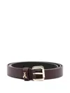 Patrizia Pepe Leather Belt In Blue