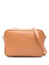 Patrizia Pepe Leather Cross Body Bag In Brown