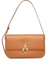 Patrizia Pepe Leather Cross Body Bag In Brown