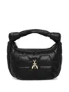 Patrizia Pepe Leather Shoulder Bag In Black