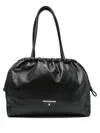 Patrizia Pepe Leather Tote Bag In Black