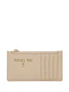 Patrizia Pepe Leather Wallet In Neutrals