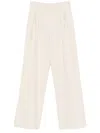 Patrizia Pepe Light Beige Tailored Pants In Neutrals