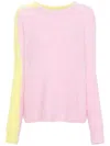 PATRIZIA PEPE LOGO-CHARM SWEATER