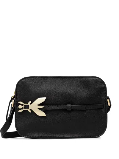 Patrizia Pepe Logo Cross Body Bag In Black