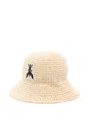 Patrizia Pepe Logo-embroidered Hat In Neutrals