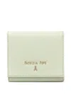 Patrizia Pepe Logo-lettering Wallet In Green