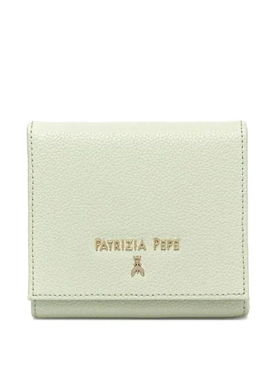 Patrizia Pepe Logo-lettering Wallet In Green