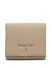 Patrizia Pepe Logo-lettering Wallet In Neutrals