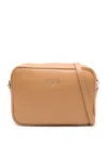 Patrizia Pepe Logo-plaque Cross Body Bag In Brown