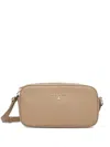 Patrizia Pepe Logo-plaque Cross-body Bag In Neutral