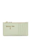 Patrizia Pepe Logo-plaque Wallet In Green