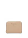 Patrizia Pepe Logo-lettering Wallet In Neutrals