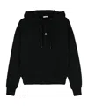 Patrizia Pepe Logo-print Cotton Hoodie In Black