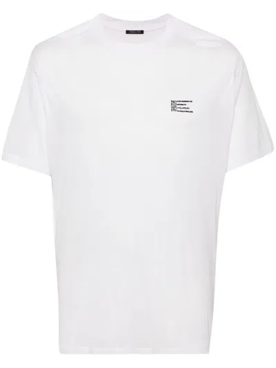 Patrizia Pepe Logo-print Lightweight T-shirt In White