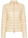 Patrizia Pepe Logo-print Padded Jacket In 中性色