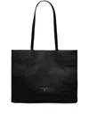 Patrizia Pepe Logo Print Tote Bag In Black
