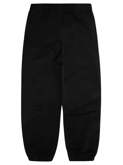 Patrizia Pepe Logo Sweatshirt Trousers For Kids In Black