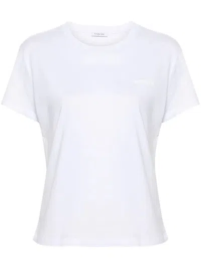 Patrizia Pepe Logo T-shirt In White