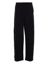 Patrizia Pepe Embossed Tie-dye Track Pants In Black