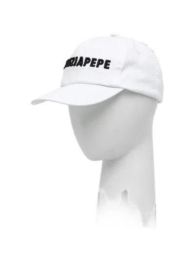 Patrizia Pepe Logo-detail Baseball Cap In Gray