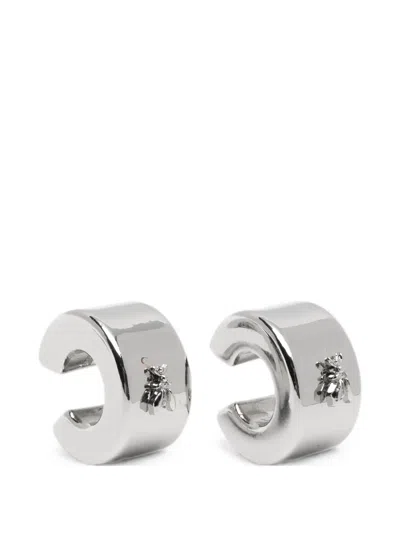 Patrizia Pepe Ear Cuff Mit Logo In Silver