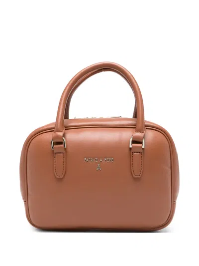 Patrizia Pepe Logo-lettering Tote Bag In Pink