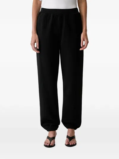 Patrizia Pepe Logo-patch Track Pants In Black