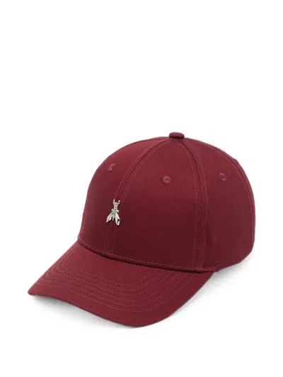 Patrizia Pepe Logo-plaque Baseball Cap In Red