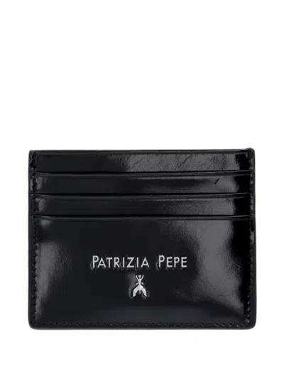Patrizia Pepe Logo-plaque Cardholder In Black