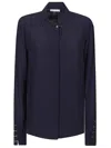 Patrizia Pepe Long Sleeve Shirt In Blau