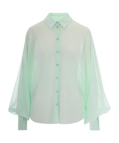 Patrizia Pepe Long Sleeve Shirt In Green