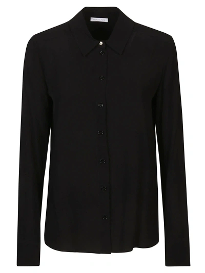 Patrizia Pepe Long Sleeve Shirt In Black