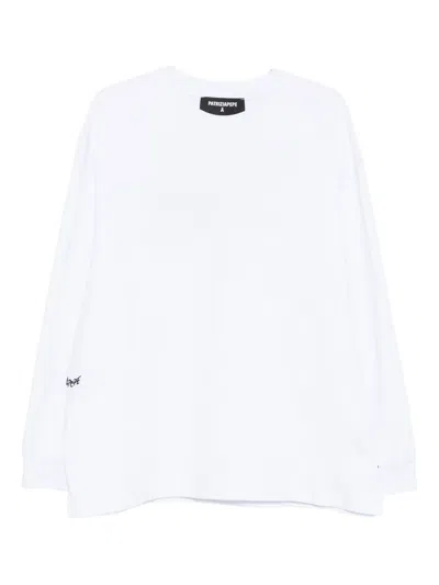 Patrizia Pepe Long-sleeve Sweatshirt In White