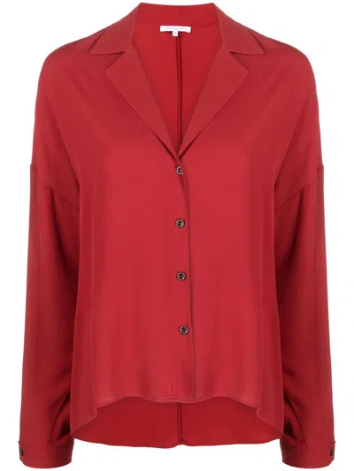 Patrizia Pepe Slim Viscose Jacket In Red
