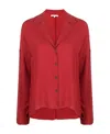 Patrizia Pepe Slim Viscose Jacket In Red