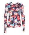 Patrizia Pepe Long Sleeves Top In Multicolor