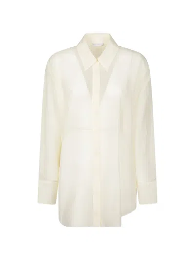 Patrizia Pepe Long-sleeve Shirt In Neutral