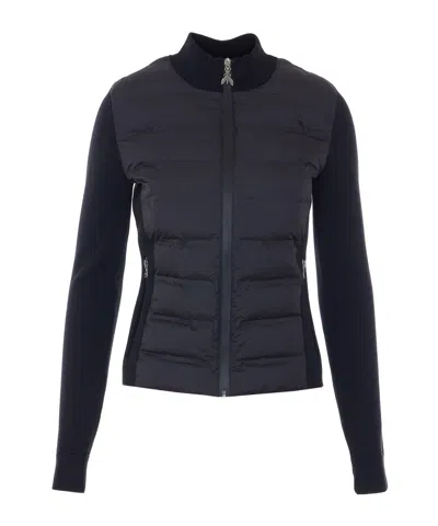 Patrizia Pepe Long-sleeved Casual Jacket In Black