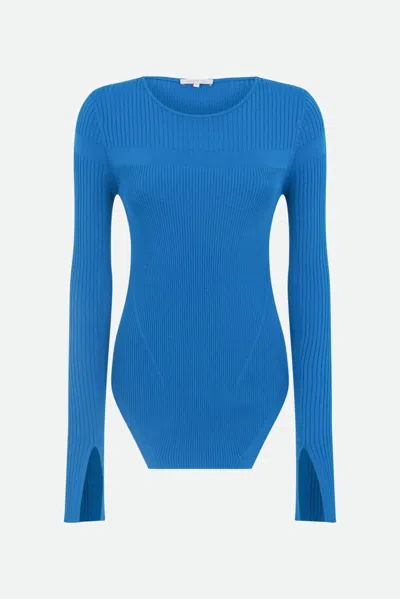 Patrizia Pepe Maglia Blue In As Shown In The Picture