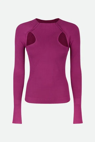 Patrizia Pepe Maglia Ciclamino In Viola