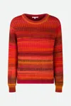 Patrizia Pepe Maglione Arancione In Multicolore