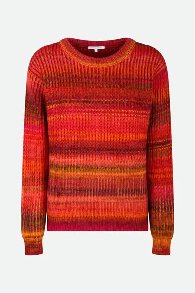 Patrizia Pepe Maglione Arancione In Multicolore