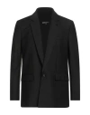 Patrizia Pepe Man Blazer Black Size 42 Polyester, Virgin Wool, Elastane