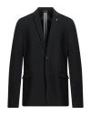Patrizia Pepe Man Blazer Black Size 42 Viscose, Polyamide, Elastane
