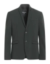 Patrizia Pepe Man Blazer Dark Green Size 42 Polyester, Viscose, Elastane